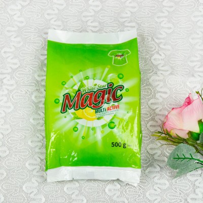 2021 hot selling high foam OEM LOGO package 500g good detergent washing powder